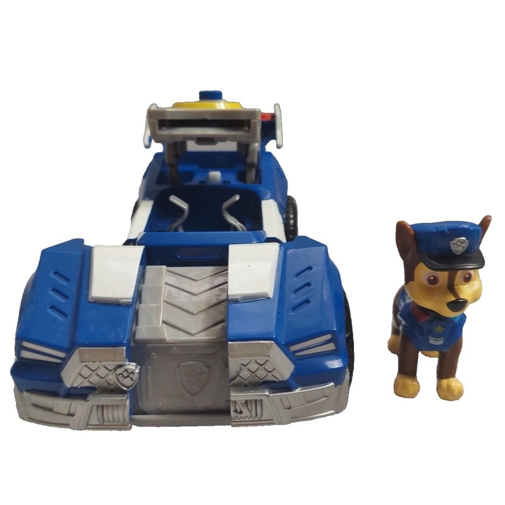 Spin Master Paw Patrol The Movie Chase Deluxe Transforming Vehicle w Figure